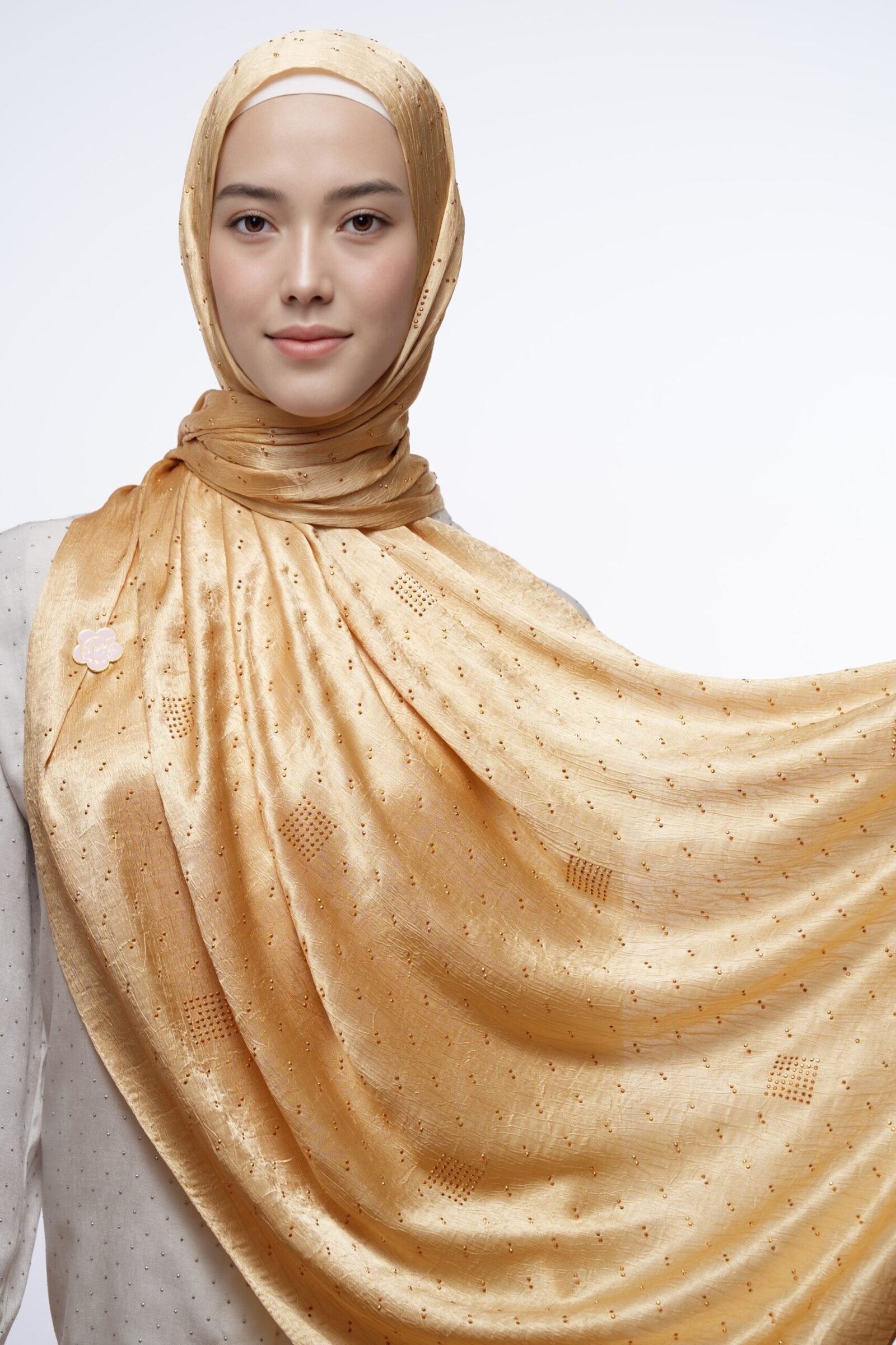 Satin Noor - Sahara Gold